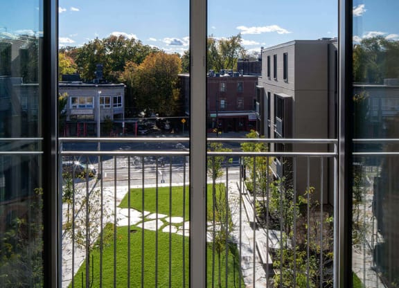 View From Balcony at Saint James Place, Cambridge, MA 02140